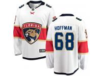 Men's Florida Panthers #68 Mike Hoffman White Away Breakaway NHL Jersey