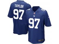 Men's Game Devin Taylor #97 Nike Royal Blue Home Jersey - NFL New York Giants