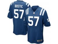 Men's Game Jon Bostic #57 Nike Royal Blue Home Jersey - NFL Indianapolis Colts