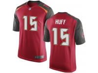 Men's Game Josh Huff #15 Nike Red Home Jersey - NFL Tampa Bay Buccaneers