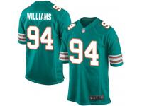 Men's Game Mario Williams Aqua Green Jersey Alternate #94 NFL Miami Dolphins Nike