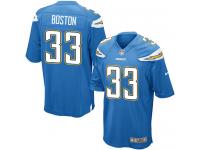 Men's Game Tre Boston #33 Nike Electric Blue Alternate Jersey - NFL Los Angeles Chargers