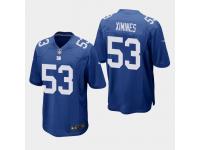 Men's Giants #53 Oshane Ximines 2019 NFL Draft Game Jersey - Royal