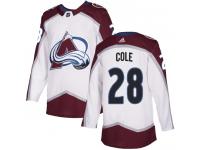 Men's Hockey Colorado Avalanche #28 Ian Cole Away Jersey White