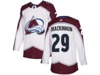 Men's Hockey Colorado Avalanche #29 Nathan MacKinnon Away Jersey White