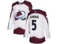 Men's Hockey Colorado Avalanche #5 Rob Ramage Away Jersey White