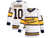 Men's Hockey Nashville Predators #10 Colton Sissons White 2020 Winter Classic Jersey
