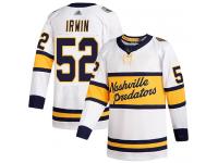 Men's Hockey Nashville Predators #52 Matt Irwin White 2020 Winter Classic Jersey