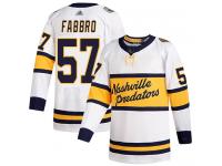 Men's Hockey Nashville Predators #57 Dante Fabbro White 2020 Winter Classic Jersey