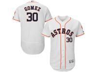 Men's Houston Astros Carlos Gomez Majestic White Flexbase Authentic Collection Player Jersey