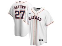 Men's Houston Astros Jose Altuve Nike White Home 2020 Player Jersey