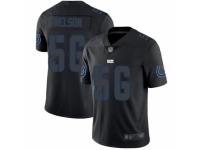 Men's Indianapolis Colts #56 Quenton Nelson Limited Black Rush Impact Football Jersey
