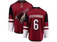Men's Jakob Chychrun Breakaway Burgundy Red Home NHL Jersey Arizona Coyotes #6