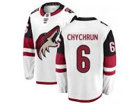 Men's Jakob Chychrun Breakaway White Away NHL Jersey Arizona Coyotes #6