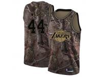 Men's Jerry West Swingman Camo Nike Jersey NBA Los Angeles Lakers #44 Realtree Collection