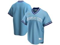 Men's Kansas City Royals Nike Light Blue Road Cooperstown Collection Team Jersey