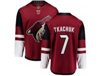 Men's Keith Tkachuk Breakaway Burgundy Red Home NHL Jersey Arizona Coyotes #7