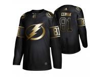 Men's Lightning Erik Cernak Black 2019 NHL Golden Edition Jersey