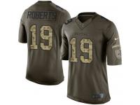 Men's Limited Andre Roberts #19 Nike Green Jersey - NFL Atlanta Falcons Salute to Service