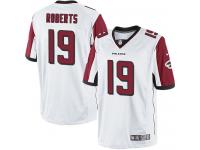 Men's Limited Andre Roberts #19 Nike White Road Jersey - NFL Atlanta Falcons