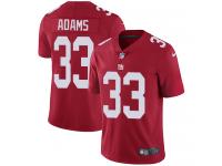 Men's Limited Andrew Adams #33 Nike Red Alternate Jersey - NFL New York Giants Vapor Untouchable