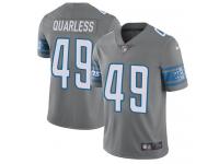 Men's Limited Andrew Quarless #49 Nike Steel Jersey - NFL Detroit Lions Rush