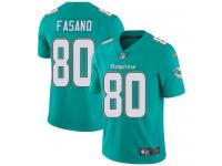 Men's Limited Anthony Fasano #80 Nike Aqua Green Home Jersey - NFL Miami Dolphins Vapor Untouchable