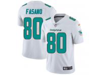 Men's Limited Anthony Fasano #80 Nike White Road Jersey - NFL Miami Dolphins Vapor Untouchable