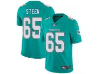 Men's Limited Anthony Steen #65 Nike Aqua Green Home Jersey - NFL Miami Dolphins Vapor Untouchable