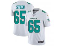 Men's Limited Anthony Steen #65 Nike White Road Jersey - NFL Miami Dolphins Vapor Untouchable