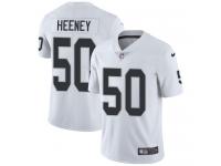 Men's Limited Ben Heeney #50 Nike White Road Jersey - NFL Oakland Raiders Vapor Untouchable