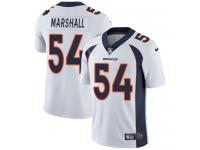 Men's Limited Brandon Marshall #54 Nike White Road Jersey - NFL Denver Broncos Vapor Untouchable