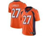 Men's Limited Brendan Langley #27 Nike Orange Home Jersey - NFL Denver Broncos Vapor Untouchable