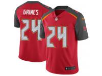 Men's Limited Brent Grimes #24 Nike Red Home Jersey - NFL Tampa Bay Buccaneers Vapor