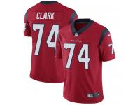 Men's Limited Chris Clark #74 Nike Red Alternate Jersey - NFL Houston Texans Vapor Untouchable