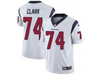 Men's Limited Chris Clark #74 Nike White Road Jersey - NFL Houston Texans Vapor Untouchable