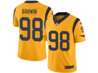 Men's Limited Connor Barwin #98 Nike Gold Jersey - NFL Los Angeles Rams Rush