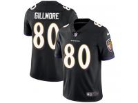 Men's Limited Crockett Gillmore #80 Nike Black Alternate Jersey - NFL Baltimore Ravens Vapor Untouchable