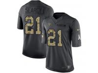 Men's Limited Da'Norris Searcy #21 Nike Black Jersey - NFL Tennessee Titans 2016 Salute to Service