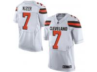 Men's Limited DeShone Kizer #7 Nike White Road Jersey - NFL Cleveland Browns