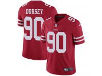 Men's Limited Glenn Dorsey #90 Nike Red Home Jersey - NFL San Francisco 49ers Vapor Untouchable