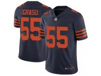 Men's Limited Hroniss Grasu #55 Nike Navy Blue Alternate Jersey - NFL Chicago Bears Vapor Untouchable