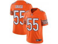 Men's Limited Hroniss Grasu #55 Nike Orange Jersey - NFL Chicago Bears Rush