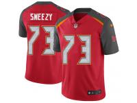 Men's Limited J. R. Sweezy #73 Nike Red Home Jersey - NFL Tampa Bay Buccaneers Vapor Untouchable