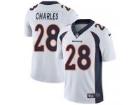 Men's Limited Jamaal Charles #28 Nike White Road Jersey - NFL Denver Broncos Vapor Untouchable