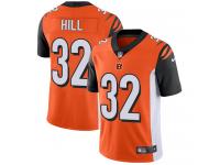 Men's Limited Jeremy Hill #32 Nike Orange Alternate Jersey - NFL Cincinnati Bengals Vapor Untouchable