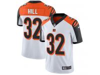 Men's Limited Jeremy Hill #32 Nike White Road Jersey - NFL Cincinnati Bengals Vapor Untouchable