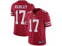 Men's Limited Jeremy Kerley #17 Nike Red Home Jersey - NFL San Francisco 49ers Vapor Untouchable