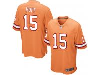 Men's Limited Josh Huff #15 Nike Orange Alternate Jersey - NFL Tampa Bay Buccaneers