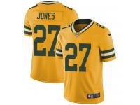 Men's Limited Josh Jones #27 Nike Gold Jersey - NFL Green Bay Packers Rush
